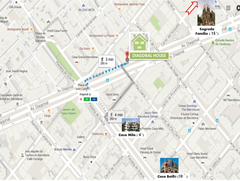 Diagonal House Hostel Barcelona Exteriör bild